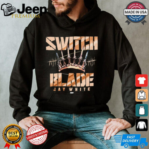 Official Switch Blade Jay White – King Me AEW t shirt