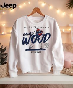 Official Talk Nats Welcome To The Show James Wood Diego Padres 2024 t shirt