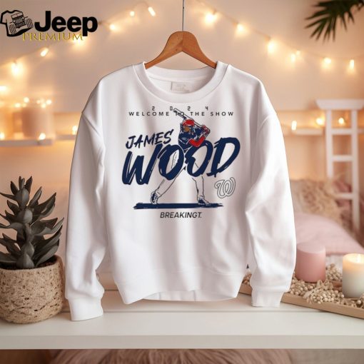 Official Talk Nats Welcome To The Show James Wood Diego Padres 2024 t shirt