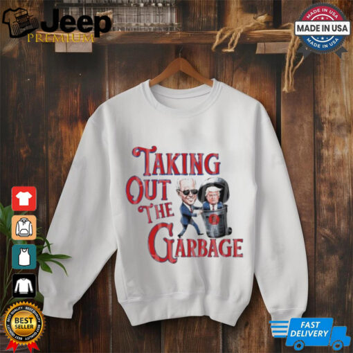 Official Talking Out The Garbage Biden And Donald Garbage Truck Trash 2024 T shirt