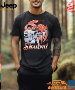 Official Tarik Skubal Detroit Tigers Baseball Vintage Painting 500 level Player T Shirt