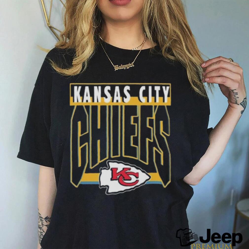 Kansas City Chiefs Women's V Neck Short Sleeve T Shirt Summer Casual Tee  Tops