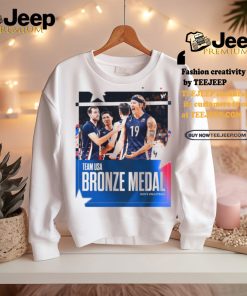 Official Team USA Men’s Volleyball Bronze Medal Paris Olympic 2024 Poster t shirt