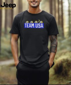 Official Team USA Minions Flag & Rings T Shirt