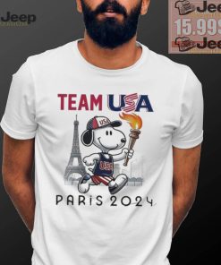 Official Team USA Snoopy Olympic 2024 Sand Version T Shirt