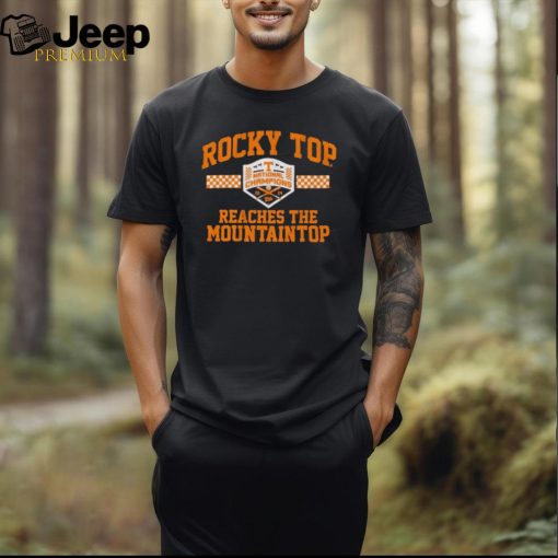 Official Tennessee Baseball Rocky Top Reaches The Mountaintop Shirt