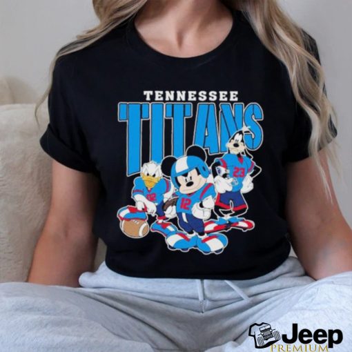 Official Tennessee Titans Mickey Donald Duck And Goofy Football Team 2024 T shirt