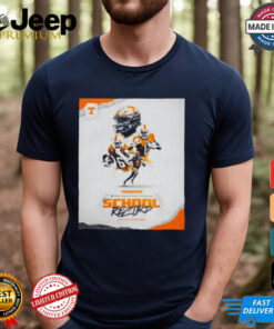 Official Tennessee Vols 19 Single Season Rushing Touchdowns School Record Dylan Sampson Poster t shirt