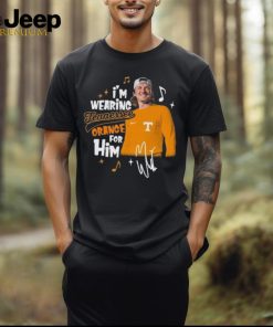 Official Tennessee Volunteers Morgan Wallen I’m Wearing Tennessee Orange T Shirt