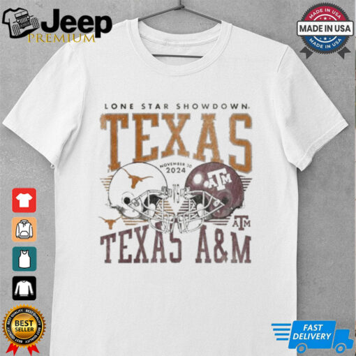 Official Texas Beat Texas A&M 2024 Lone Star Showdown Helmet Matchup Shirt