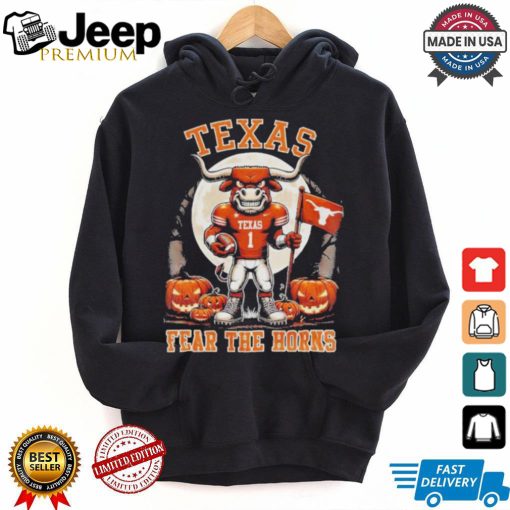 Official Texas Longhorns Football Fear The Horns Halloween shirt