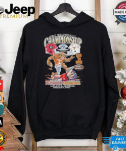 Official Texas Longhorns SEC Football Championship 2024 Mascot shirt featuring a bold design with the Texas Longhorns mascot, team colors, and championship graphics, celebrating their victory in the 2024 SEC Football Championship. Perfect for fans showing team pride!