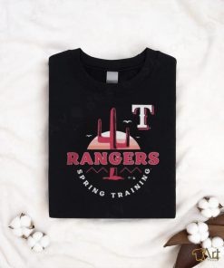 Official Texas Rangers Fanatics Branded MLB Spring Training Sunrise T Shirt