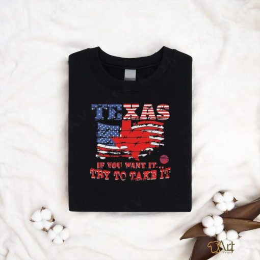 Official Texas Razor Wire If You Want It Try To Take It Shirt