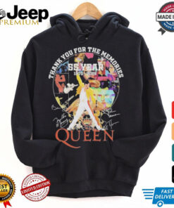 Official Thank You For The Memories 55 Years 1970 2025 The Queen Band T Shirt