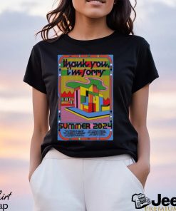 Official Thank You I’m Sorry Band Summer Tour 2024 Poster Shirt