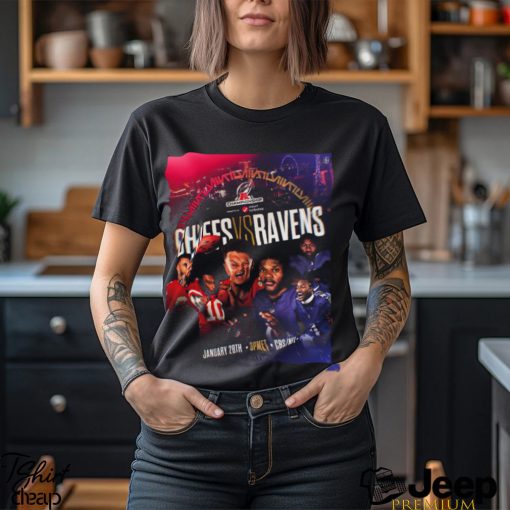 Official The AFC championship Chiefs vs ravens january 28th shirt