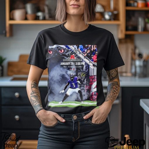 Official The AFC goes through baltimore january 28 m&t bank stadium shirt