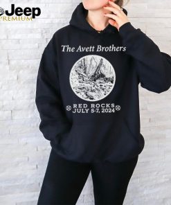 Official The Avett Brothers Red Rocks July 5 7 2024 Event Shirt