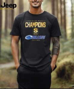 Official The Blues 2023 2024 Super Rugby Pacific Champions t shirt