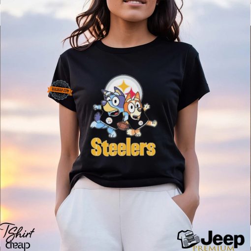 Official The Bluey Pittsburgh Steelers logo shirt