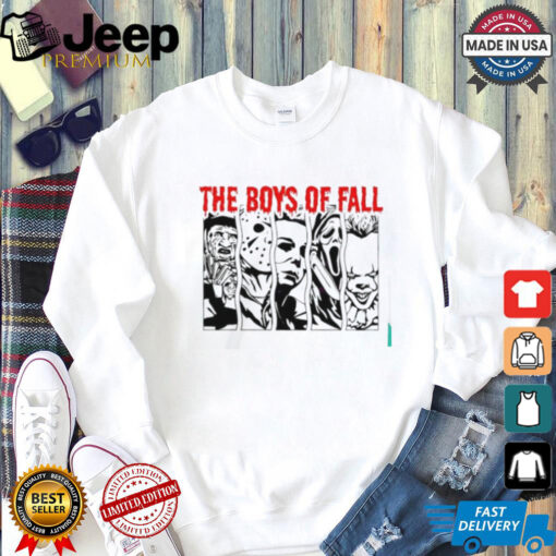 Official The Boys Of Fall Halloween Friday The 13th Character shirt