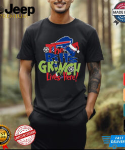 Official The Buffalo Bills Grinch Lives Here Christmas 2024 Shirt