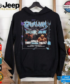 Official The Cavalera With Necrot And Dead Event Heat Third World Trilogy US Tour At The Belasco In Los Angeles CA On February 21 2025 Shirt