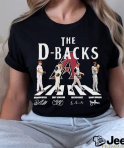 Official The D backs Abbey Road Brandon Webb Curt Schilling Luis Gonzalez And Randy Johnson Signatures Shirt