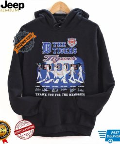 Official The Detroit Tigers Abbey Road Thank You For The Memories Signatures Shirt