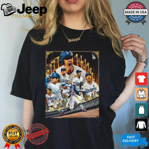 Official The Dodgers 2024 World Series Champions Poster Shirt