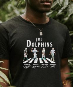 Official The Dolphins Abbey Road Jason Taylor Bob Griese Larry Csonka And Dan Marino Signatures Shirt