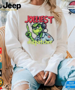 Official The Grinch Jolliest Dispatcher Christmas Shirt