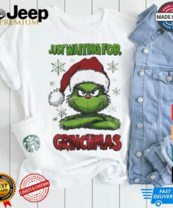 Official The Grinch Just Waiting For Grinchmas 2024 Shirt