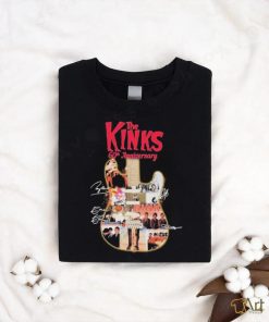 Official The Kinks 60th Anniversary Collection Signatures shirt