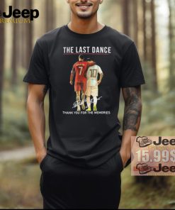 Official The Last Dance Messi & Ronaldo Thank You For The Memories T Shirt