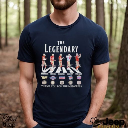 Official The Legendary Abbey Road Thank You For The Memories Signatures Shirt