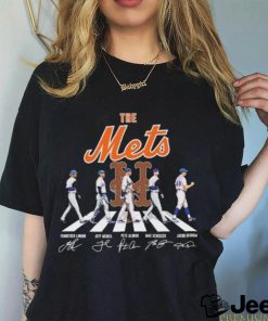 Official The New York Mets Abbey Road 2024 Signatures Shirt