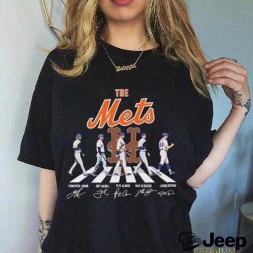 Official The New York Mets Abbey Road 2024 Signatures Shirt