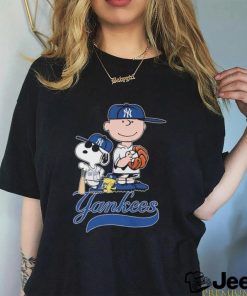 Official The Peanuts Movie Characters New York Yankees Baseball Shirt