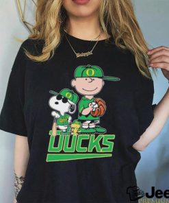 Official The Peanuts Movie Characters Oregon Ducks Baseball Shirt