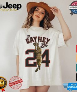 Official The Say Hey Kid Willie Mays T shirt