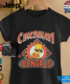 Official The Simpsons Bart x Cincinnati Bengals NFL t shirt