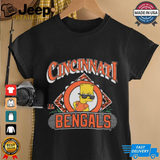 Official The Simpsons Bart x Cincinnati Bengals NFL t shirt