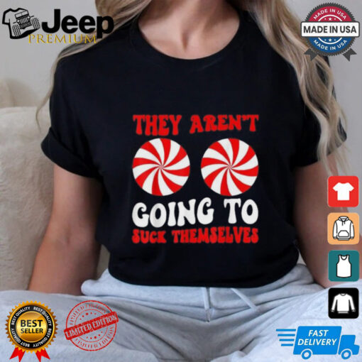 Official They aren’t going to suck themselves groovy Christmas couple T shirt