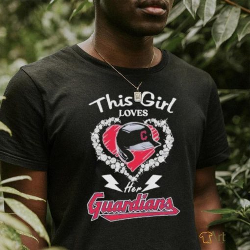 Official This Girl Loves Her Cleveland Guardians Hat Shirt