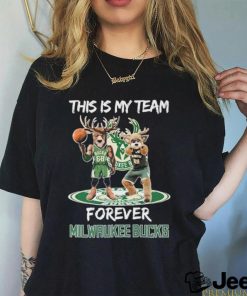 Official This Is My Team Forever Milwaukee Bucks Mascot Shirt