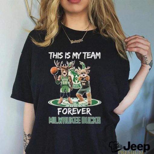 Official This Is My Team Forever Milwaukee Bucks Mascot Shirt