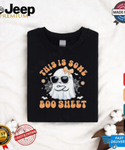 Official This Is Some Boo Sheet Womens Cute Ghost Halloween Shirt