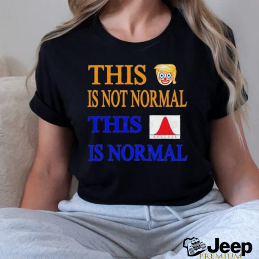 Official This tRump Clown Is Not Normal – This Normal Curve Is Normal Shirt